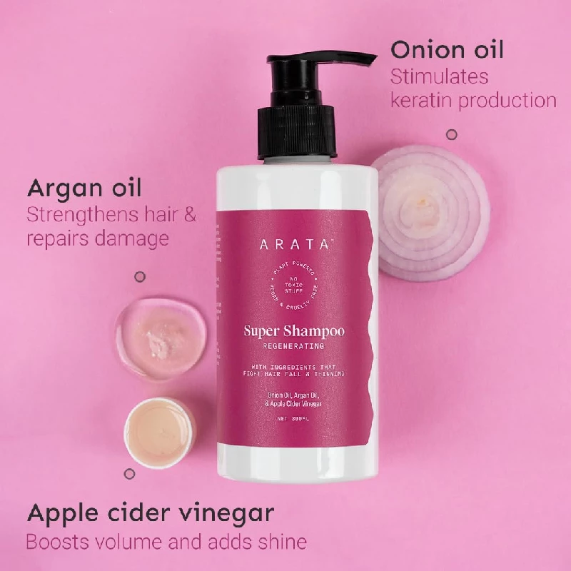 Arata Plant-Powered Super Shampoo, 300 ml-4.webp